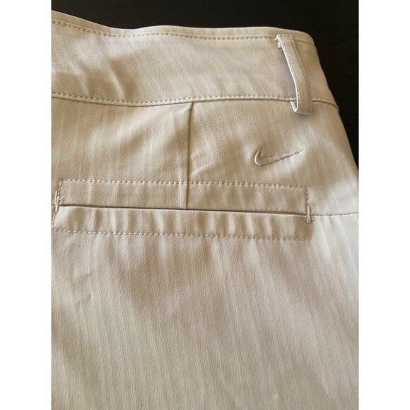 Nike Golf Dri Fit Long Beige Shorts Size 6 - Picture 7 of 7